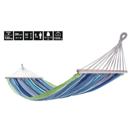 Rede de descanso 200x80 cm azul