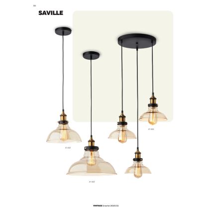 Redo 01-1003 - Candelabro num fio SAVILLE 1xE27/42W/230V