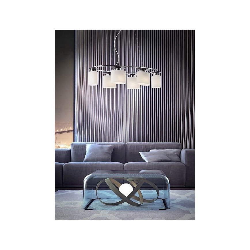 Redo 01-1031 - Candeeiro suspenso SHAPE 6xE14/28W/230V