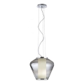 Redo 01-1140 - Candeeiro suspenso FUSION 1xE27/42W/230V diâmetro 38 cm cinzento