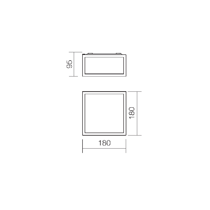 Redo 01-1236 - Luminária de teto para banheiro LED EGO LED/12W/230V IP44 cromo brilhante