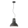 Redo 01-1281 - Lustre suspenso com cabo PEEP 1x E27/42W/230V, diâmetro 34,5 cm, preto