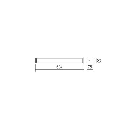Redo 01-1424 - Aplique de parede LED para casa de banho LEDO LED/16W/230V IP44