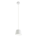 Redo 01-1495 - Lustre LED em cabo LOLLI LED/6W/230V Ø 14 cm branco