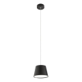 Redo 01-1496 - Luminária pendente em cabo LOLLI LED/6W/230V, diâmetro 14 cm, preta