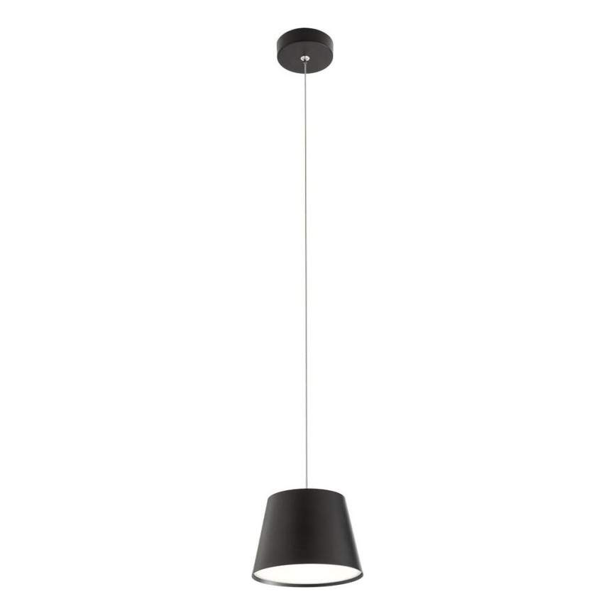 Redo 01-1496 - Luminária pendente em cabo LOLLI LED/6W/230V, diâmetro 14 cm, preta