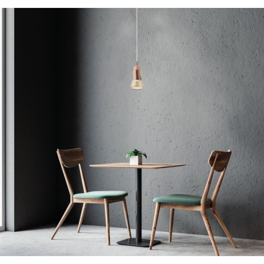 Redo 01-1518 - Candelabro suspenso UPPER 1xGU10/28W/230V latão/bege