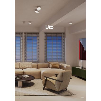 Redo 01-1625 - Foco de embutir LED UTO LED/6W/230V Ø 9 cm branco