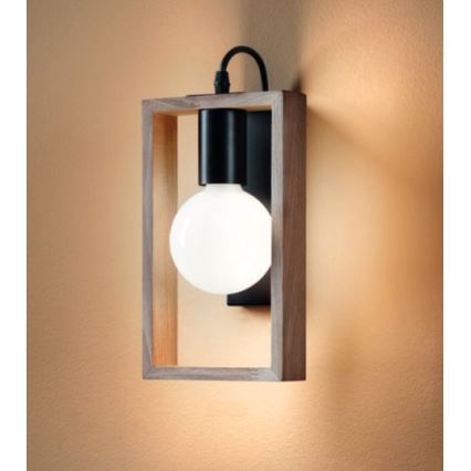 Redo 01-1663 - Iluminação de parede TIMBER 1xE27/42W/230V faia