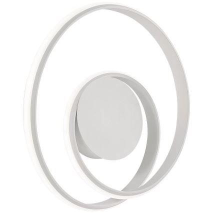 Redo 01-1789 - Aplique de parede LED dimável TORSION LED/27W/230V, diâmetro 40 cm, branco