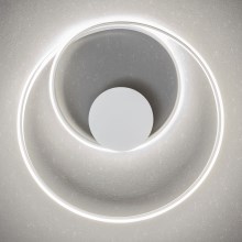 Redo 01-1789 - Iluminação de parede LED com regulação TORSION LED/27W/230V branco
