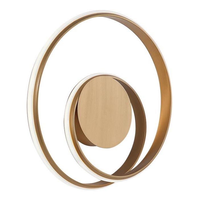 Redo 01-1790 - Iluminação de parede LED com regulação TORSION LED/27W/230V bronze