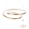Redo 01-1796 - Lustre LED suspenso por cabo TORSION LED/40W/230V Ø 74 cm bronze