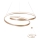 Redo 01-1796 - Lustre LED suspenso por cabo TORSION LED/40W/230V Ø 74 cm bronze