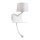 Redo 01-1807 - Aplique de parede LED com candeeiro flexível TOMO 1xE27/42W/230V + LED/3W/230V branco
