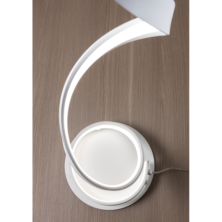 Redo 01-1815 - Candeeiro de mesa LED TORSION LED/11W/230V branco