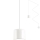 Redo 01-1821 - Candeeiro suspenso DODO 1xE27/15W/230V aranha branco