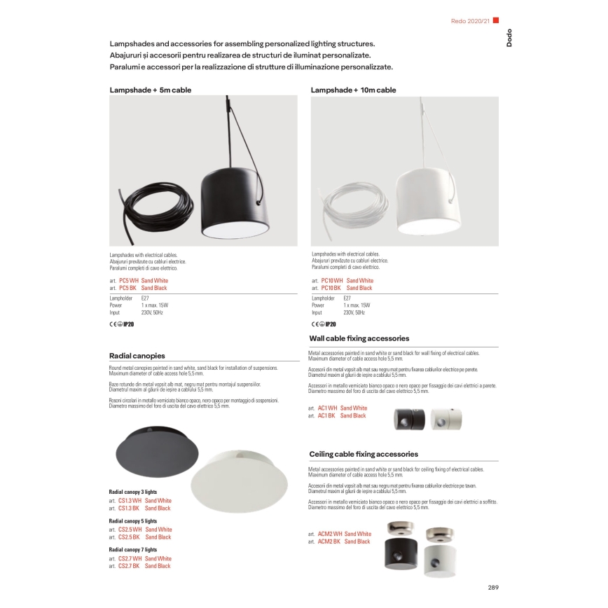 Redo 01-1826 - Candeeiro suspenso DODO 3xE27/15W/230V aranha