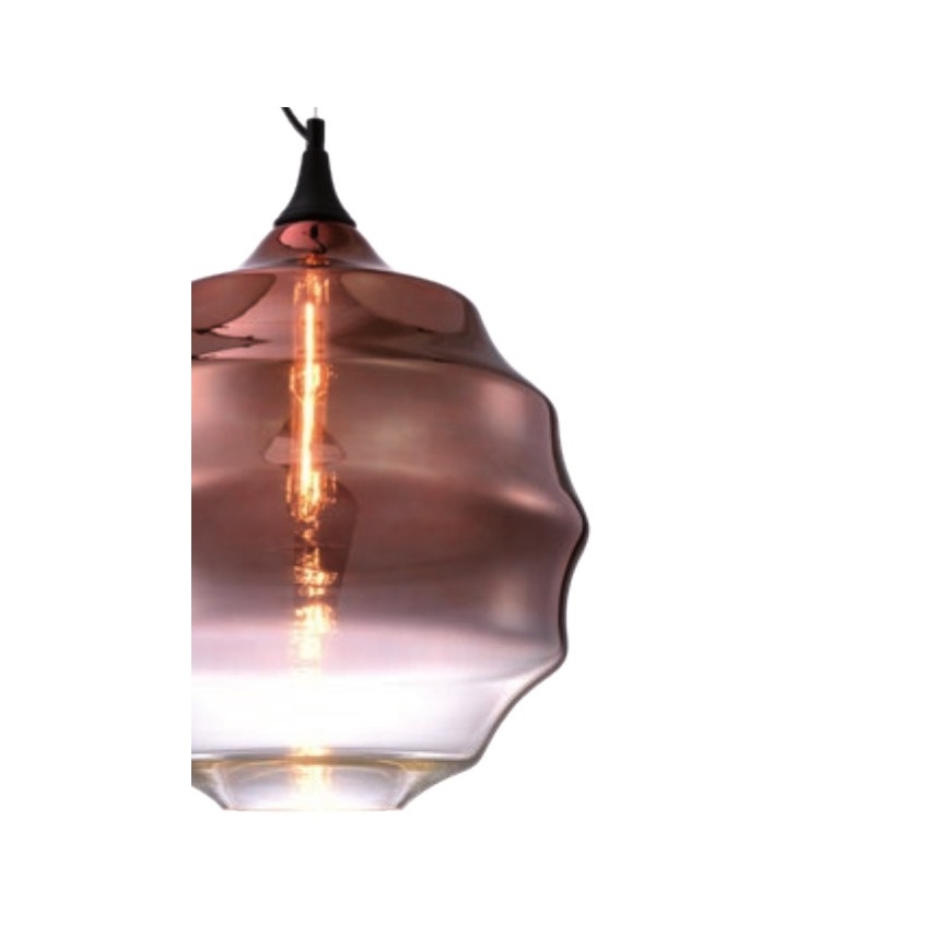 Redo 01-1846 - Candeeiro suspenso SLAG 1xE27/42W/230V diâmetro 40 cm cobre