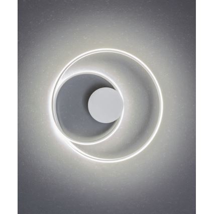 Redo 01-1886 - Luminária de teto LED dimável TORSION LED/29W/230V Ø 55 cm branca