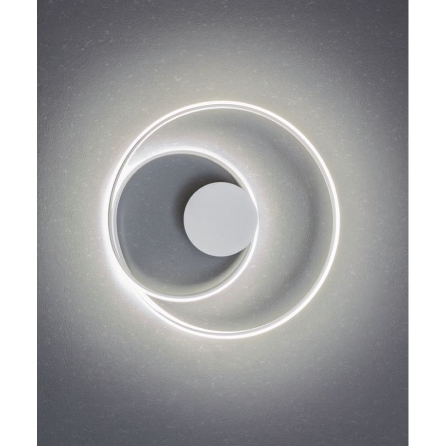 Redo 01-1886 - Luminária de teto LED dimável TORSION LED/29W/230V Ø 55 cm branca