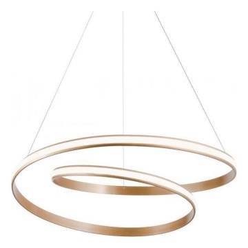 Redo 01-1891 - Lustre pendente regulável em cabo TORSION LED/35W/230V Ø 75 cm, acabamento bronze