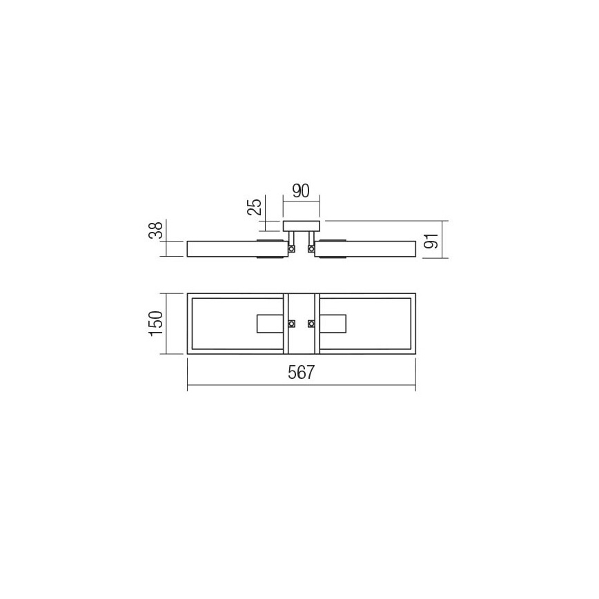 Redo 01-1968 - Iluminação de teto TIMBER 2xE27/42W/230V faia