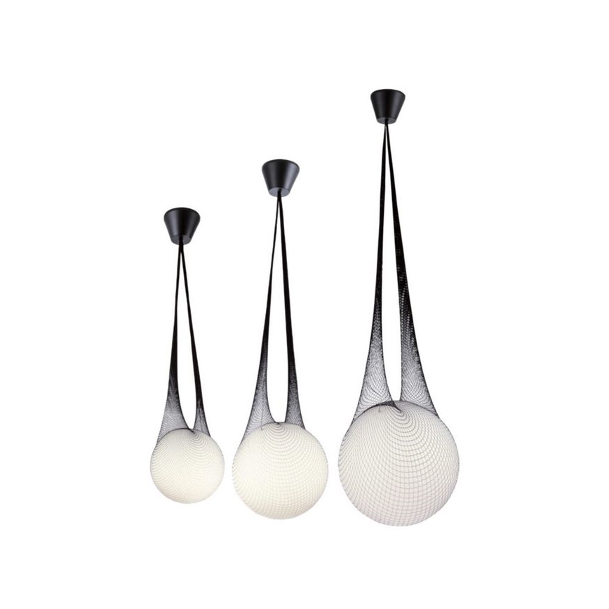 Redo 01-1974 - Lustre LED suspenso em cabo ALLURIA, 1x E27 / 10W / 230V, Ø 40 cm