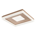 Redo 01-2000 - Candeeiro de tecto LED regulável MAYA LED/55W/230V 51x51 cm dourado