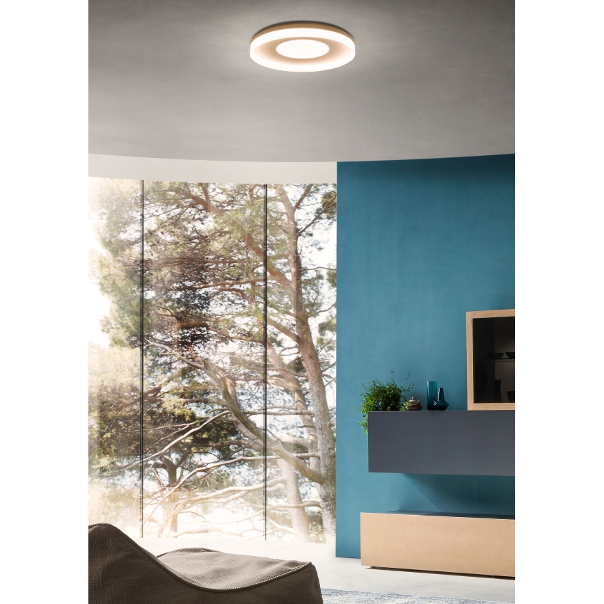 Redo 01-2004 - Candeeiro de tecto LED dimerizável MAYA LED/75W/230V Ø 60 cm dourado