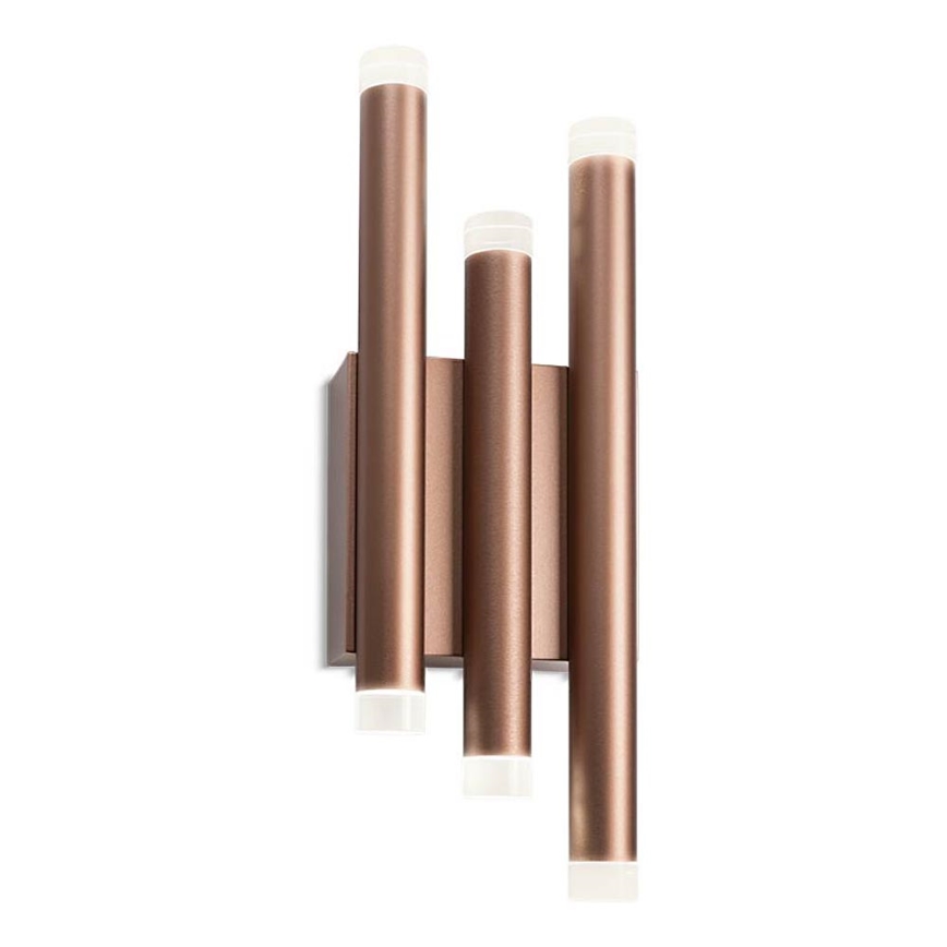 Redo 01-2037 - Iluminação de parede LED MADISON 6xLED/4W/230V cobre