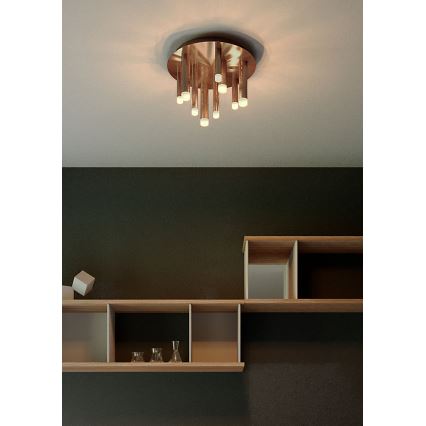 Redo 01-2040 - Iluminação de teto LED MADISON 9xLED/4W/230V cobre