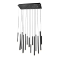 Redo 01-2056 - Candelabro suspenso LED MADISON 14xLED/4W/230V preto