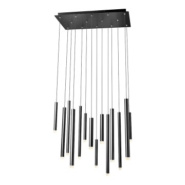 Redo 01-2056 - Candelabro suspenso LED MADISON 14xLED/4W/230V preto