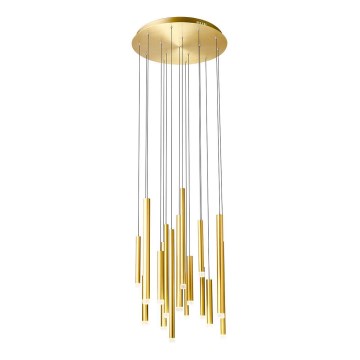 Redo 01-2058 - Candelabro suspenso LED MADISON 16xLED/4W/230V dourada