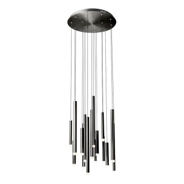 Redo 01-2060 - Candelabro suspenso LED MADISON 16xLED/4W/230V preto