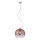 Redo 01-2076 - Candeeiro suspenso BOWL 1xE27/42W/230V diâmetro 30 cm cobre