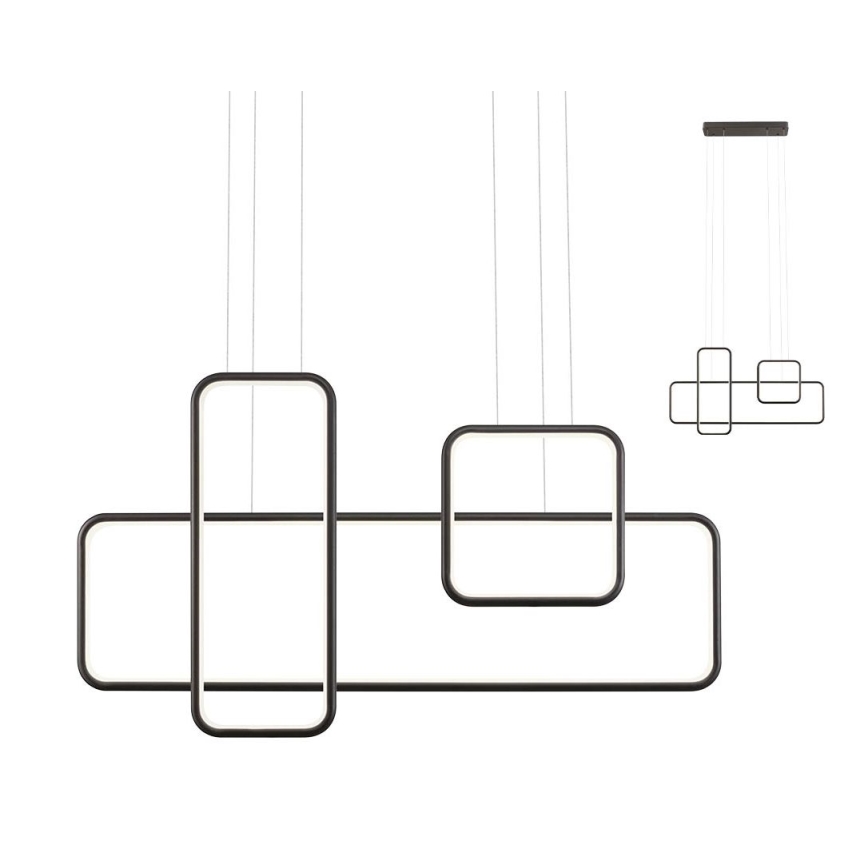 Redo 01-2100 - Lustre LED dimerizável em cabo THAI LED/86W/230V preto