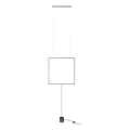 Redo 01-2134 - Candeeiro de pé LED SLICK LED/28W/230V preto