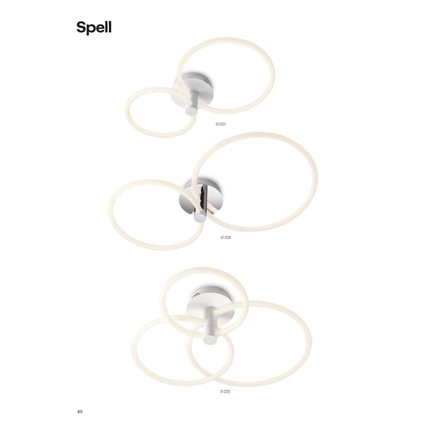 Redo 01-2221 - Candeeiro de tecto LED dimerizável SPELL LED/32W/230V branco