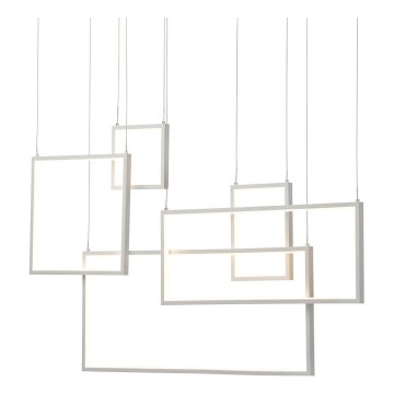 Redo 01-2316 - Lustre LED dimerizável suspenso por cabo PLANA LED/80W/230V branco