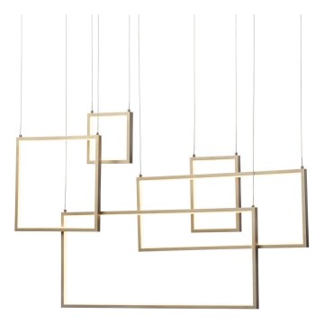 Redo 01-2317 - Lustre pendente LED dimerizável em cabo PLANA LED/80W/230V, dourado