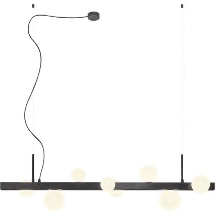 Redo 01-2377 - Candelabro suspenso GOJI 8xG9/28W/230V preto