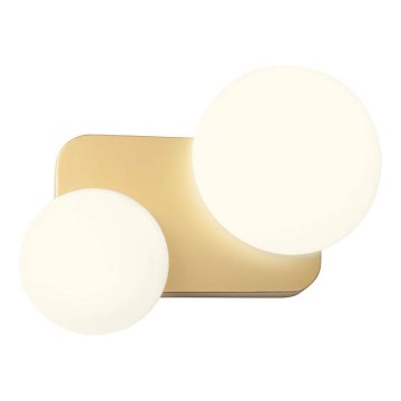 Redo 01-2471 - Aplique de parede LUMIEN 2xG9/10W/230V dourado/branco