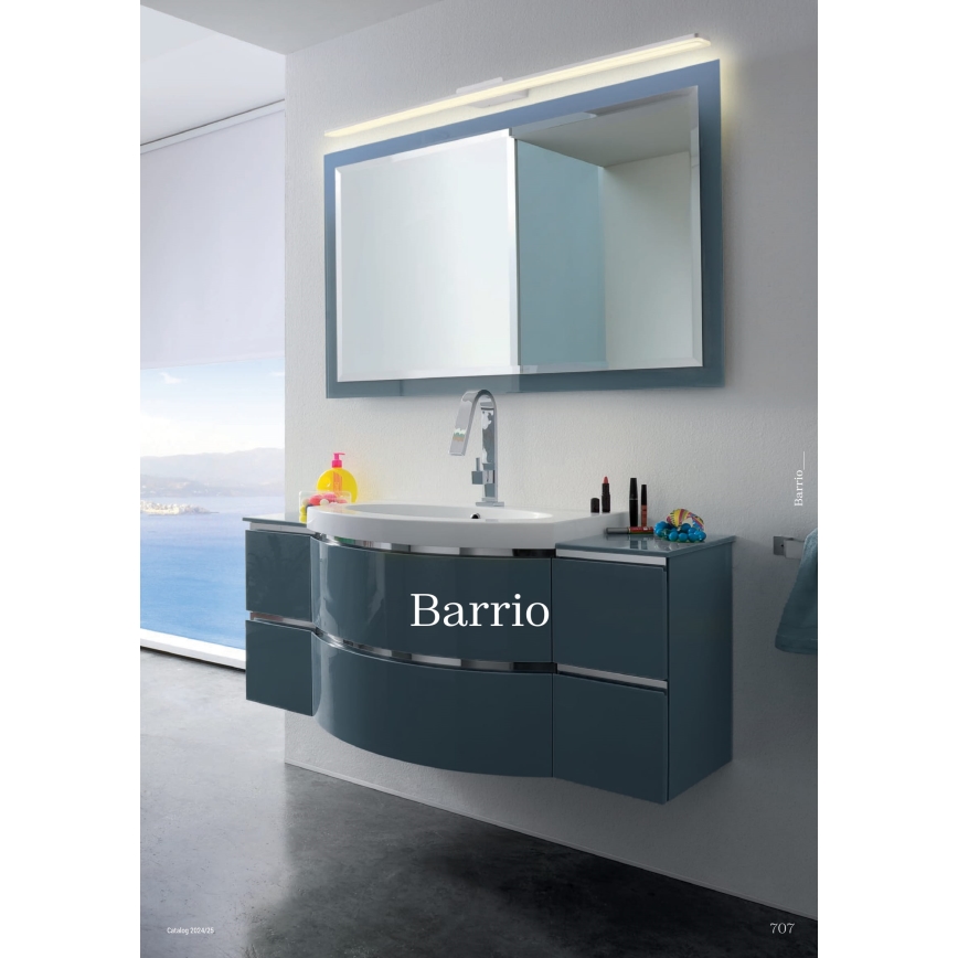 Redo 01-2503 - Iluminação de espelho para casa de banho LED BARRIO LED/17,25W/230V 60 cm CRI 90 IP44 branco