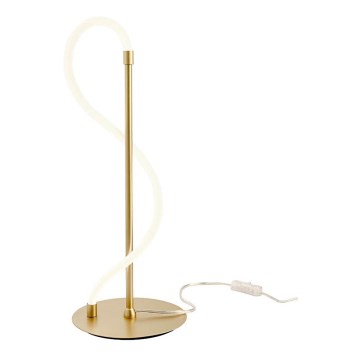 Redo 01-2529 - Candeeiro de mesa LED com regulação CORRAL LED/12W/230V dourada