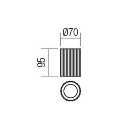 Redo 01-2585 - Foco DELPHI 1xGU10/7W/230V Ø 7 cm dourado