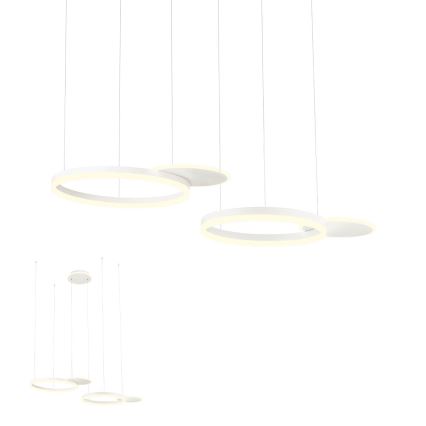 Redo 01-2605 - Lustre LED dimerizável suspenso por cabo SIGUA LED/99W/230V CRI 90 branco