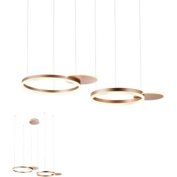 Redo 01-2607 - Candeeiro suspenso LED com regulação SIGUA LED/99W/230V CRI 90 3000K castanho