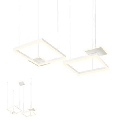 Redo 01-2611 - Lustre LED regulável suspenso por cabo SIGUA LED/110W/230V CRI 90 branco